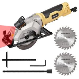 Inequalit 4Amp Compact Mini Circular Saw 3500RPM