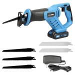 G LAXIA 20V Cordless Reciprocating Saw with Blades