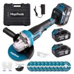MoJoTools 21V Cordless Brushless Angle Grinder