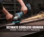 MoJoTools 21V Cordless Brushless Angle Grinder