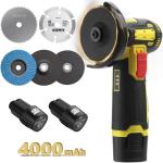 Cordless Mini Angle Grinder Tool with Battery