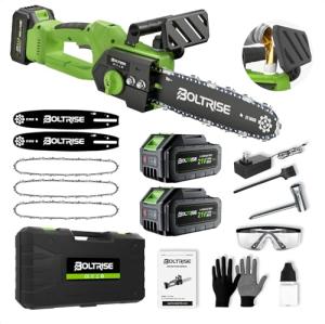 BOLTRISE 12" Cordless Brushless Electric Chainsaw
