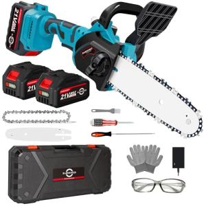 21V Cordless Mini Chainsaw with Automatic Oiling