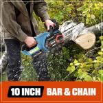 SENIX 20V Cordless 10" Brushless Chainsaw