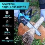 21V Cordless Mini Chainsaw with Automatic Oiling