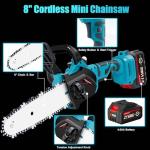 21V Cordless Mini Chainsaw with Automatic Oiling