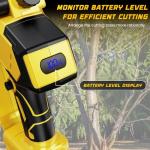 Cordless Mini Chainsaw with Dual Chain Sizes