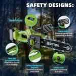 BOLTRISE 12" Cordless Brushless Electric Chainsaw