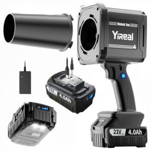 YIREAL Lightweight Cordless Leaf Blower with Battery