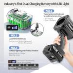 YIREAL Lightweight Cordless Leaf Blower with Battery