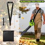 Cordless Electric Leaf Blower with 2 Batteries