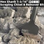 JACKCHEN 4" Tile and Stone Chisel Bit