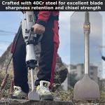 JACKCHEN 4" Tile and Stone Chisel Bit