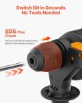 VEVOR 1 Inch SDS-Plus Rotary Hammer Drill