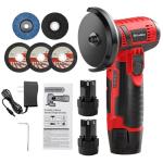 Creddux 3-Inch Cordless Mini Angle Grinder Set