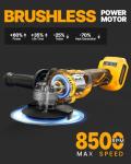 MAXCULAR Cordless Angle Grinder with Variable Speeds