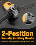 MAXCULAR Cordless Angle Grinder with Variable Speeds