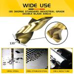 Titanium Plated Drill Bit Set - 29 Pieces