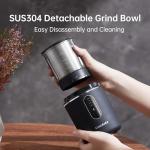 Cordless Electric Coffee Grinder - USB Rechargeable