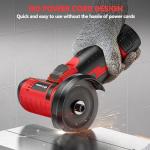 Creddux 3-Inch Cordless Mini Angle Grinder Set