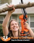 VOTREK 8-Inch Cordless Mini Chainsaw for Wood Cutting