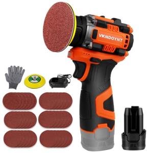 Cordless Brushless Mini Sander with 36 Sandpapers