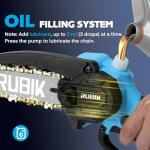 Cordless Mini Chainsaw for Easy Tree Pruning