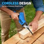 Cordless FULLYEA Reciprocating Saw with 2 Batteries