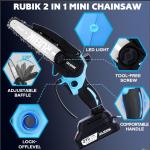 Cordless Mini Chainsaw for Easy Tree Pruning
