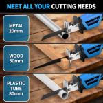 Cordless FULLYEA Reciprocating Saw with 2 Batteries