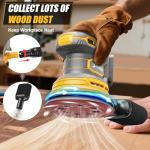 Cordless Orbital Sander for Dewalt Batteries, 20Pcs Sandpaper