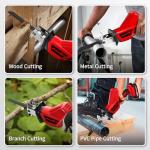 Cordless Reciprocating Saw with 2 Batteries and Blades