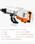 VEVOR 3500W Heavy Duty Electric Jack Hammer