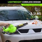 VERVEWAVE 20V Cordless Leaf Blower with Batteries