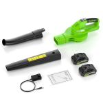VERVEWAVE 20V Cordless Leaf Blower with Batteries