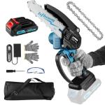 Cordless 6-Inch Mini Electric Chainsaw for Trimming