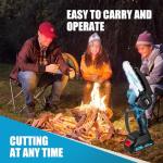 Cordless 6-Inch Mini Electric Chainsaw for Trimming