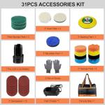 Cordless Brushless Mini Polisher and Sander Kit
