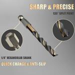 15-Piece Hex Shank Cobalt Drill Bit Set