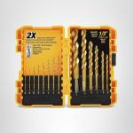 DEWALT 14-Piece Titanium Nitride Drill Bit Set