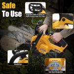 12 Inch Cordless Chainsaw for Dewalt 20V MAX