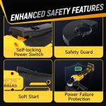 Cordless 4-1/2 Inch Angle Grinder with Blades