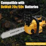 12 Inch Cordless Chainsaw for Dewalt 20V MAX