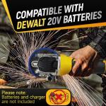 Cordless 4-1/2 Inch Angle Grinder with Blades