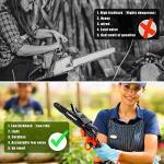 ZEEKSAW 6" Cordless Mini Chainsaw with 2 Batteries