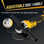Cordless 4-1/2 Inch Angle Grinder with Blades