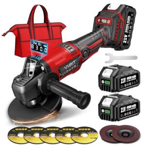 Avhrit 21V Cordless Angle Grinder with Brushless Motor