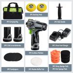 WORKPRO 12V Cordless Mini Polisher and Buffer Kit