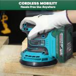 Mayoki Cordless 5" Random Orbit Sander Kit