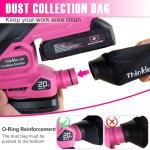 20V Cordless Detail Sander with Sandpaper and Battery